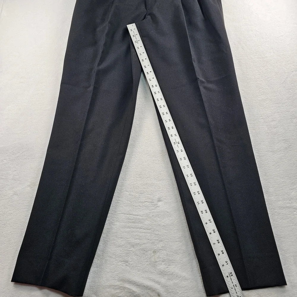 Vtg Nordstrom Tuxedo Suit Double Breasted 41R Pants 34x33 Satin Stripe USA Wool